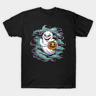 Scary Ghost Halloween T-Shirt